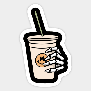 Smile and Coffee Sticker